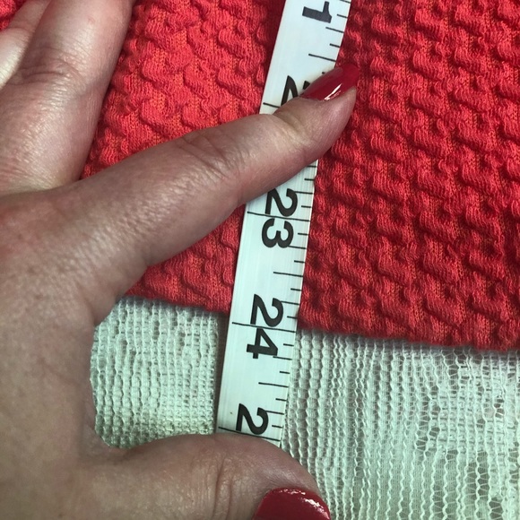 Anthro Postmark textured ruffle peplum top - Picture 6 of 8